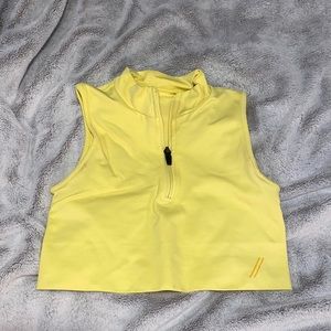 Tala cropped 1/4 zip vest